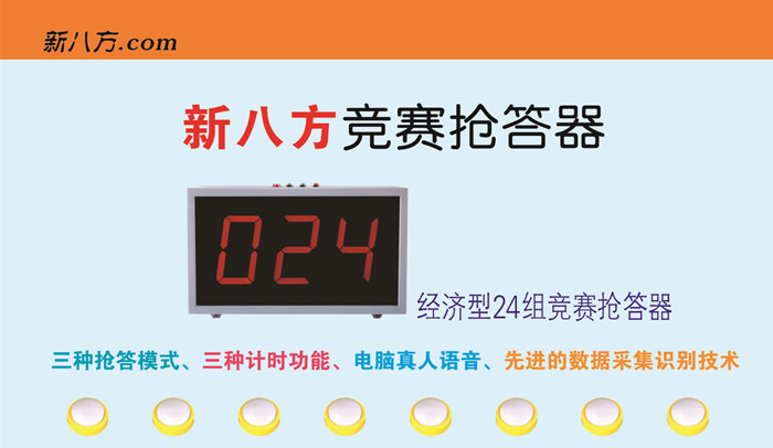 XBF-2014經(jīng)濟(jì)型競賽搶答器